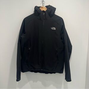 THE NORTH FACE Black Hooded Performance Soft Shell Jacket | Mens Large